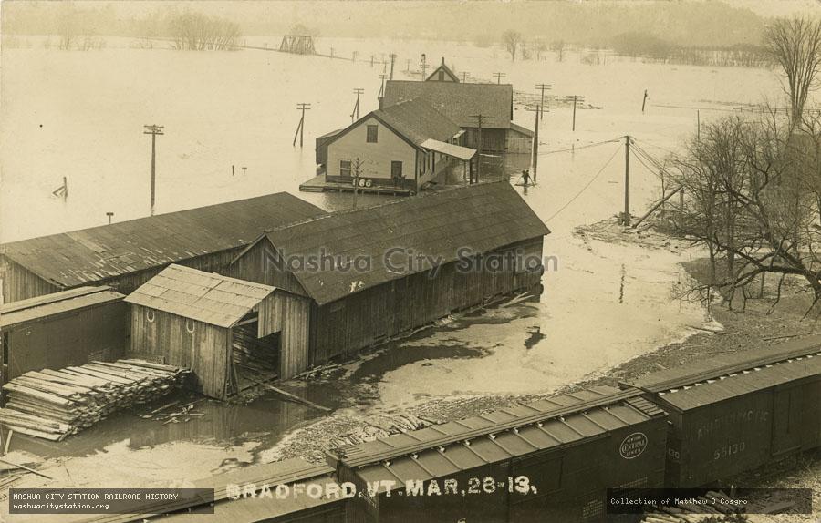 Postcard: Bradford, Vermont - March 28, 1913